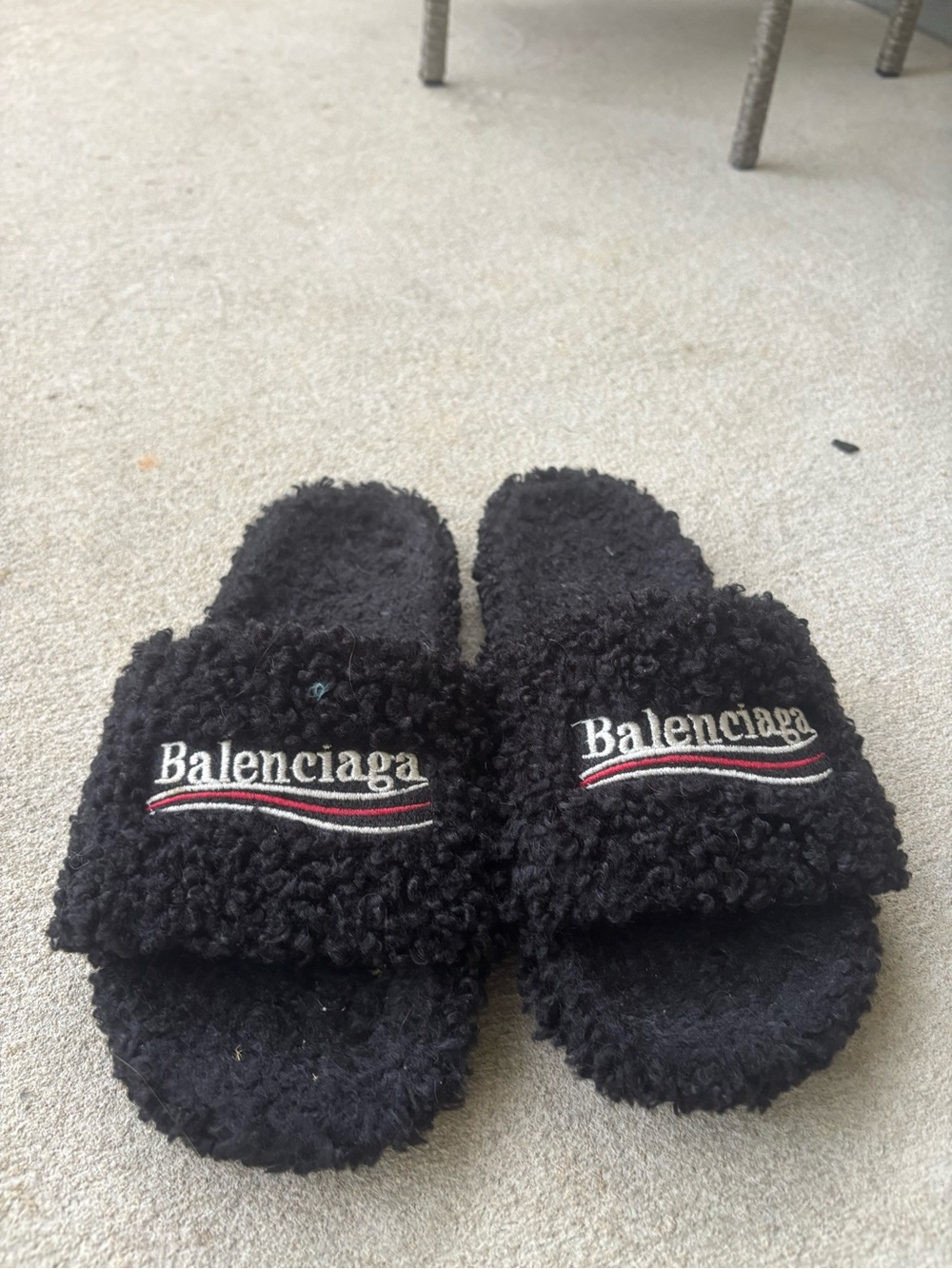 Balenciaga Black slides